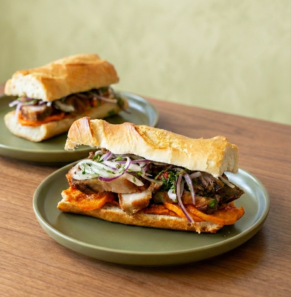 2. Pan con Chicharrón de Panceta