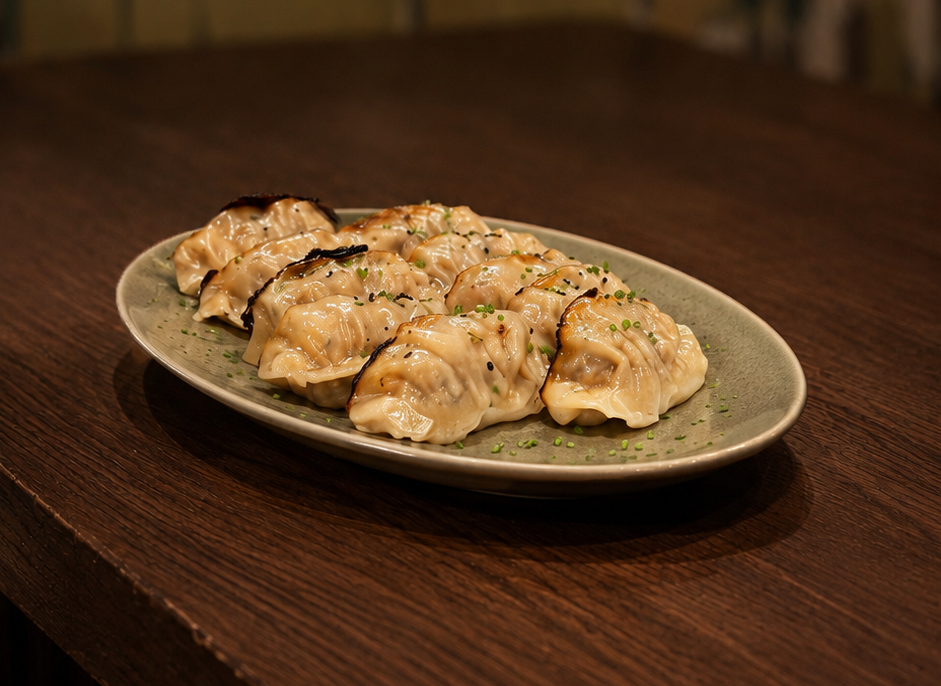 1. Gyozas al Vapor